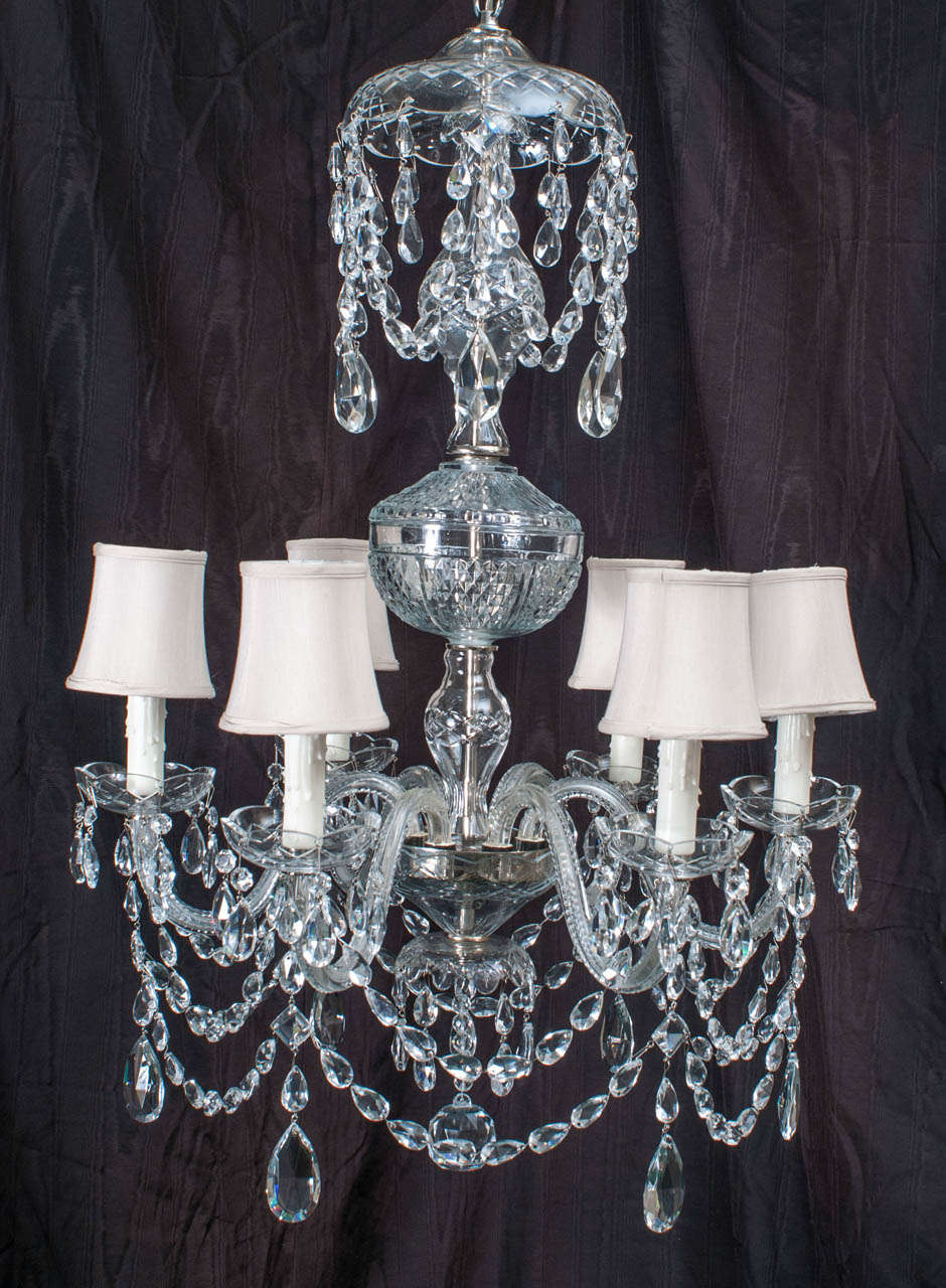 Neoclassical Style Crystal Chandelier