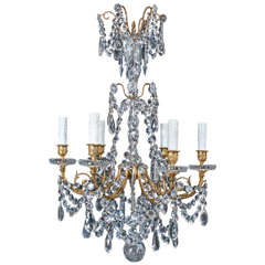 6-Arm Neoclassical Baccarat Chandelier