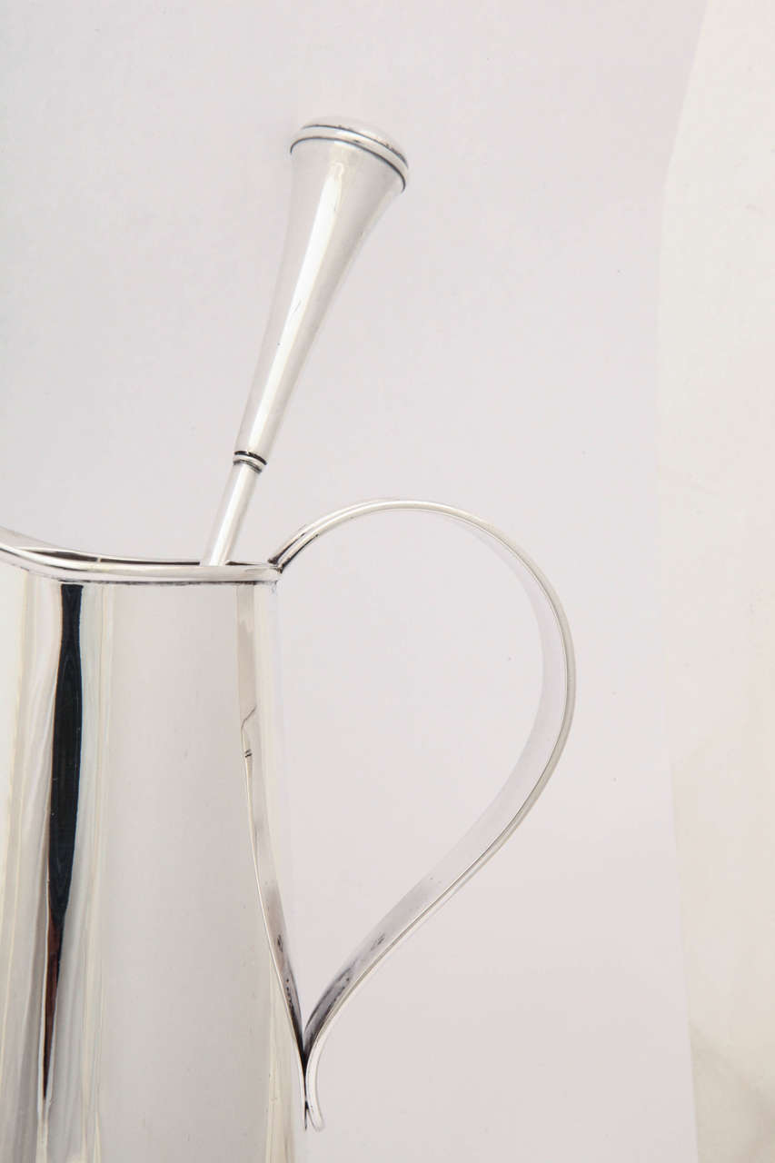 Cartier Sterling Cocktail Jug In Excellent Condition In New York, NY