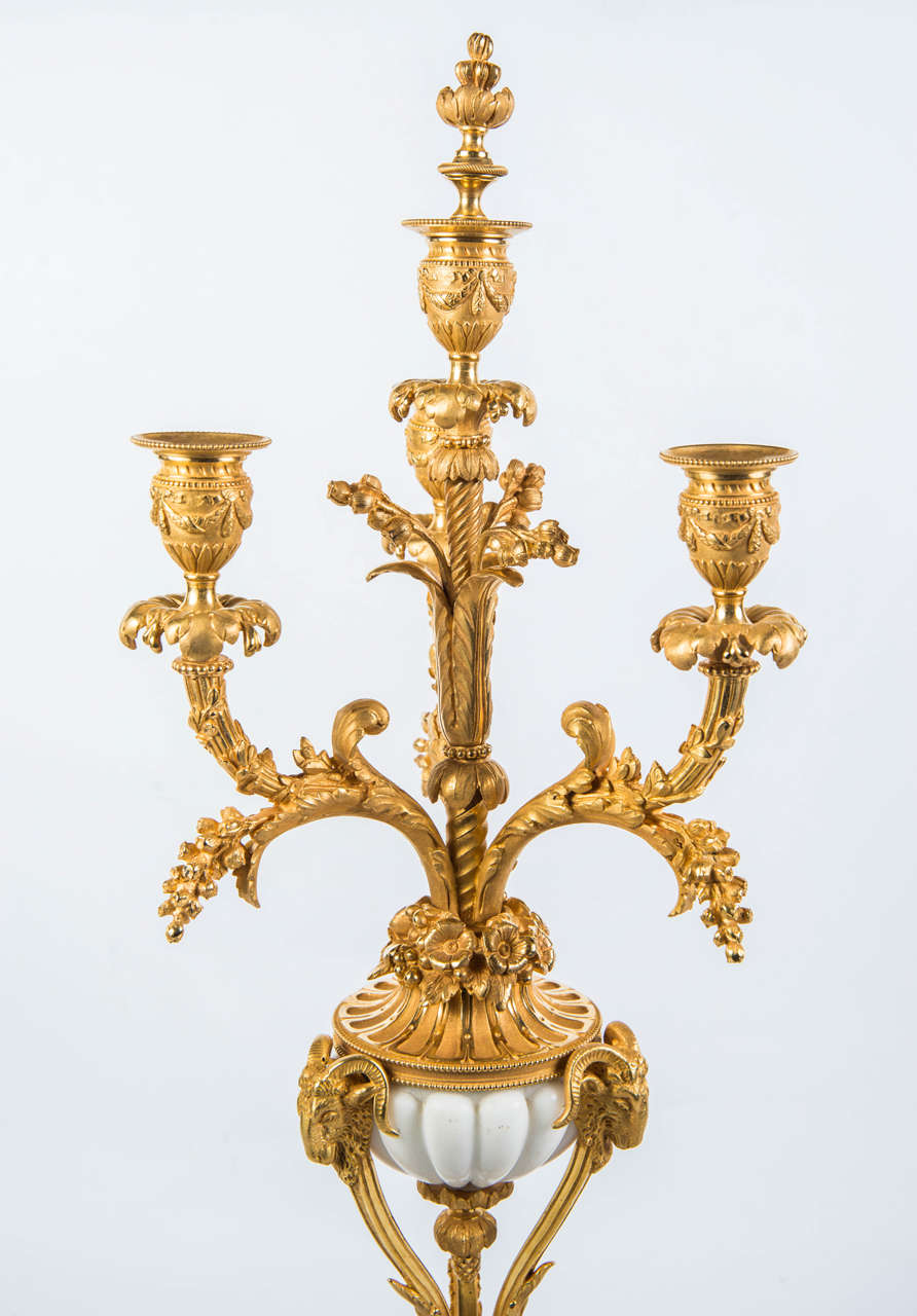 19th Century Pair of Gorgeous Candelabras For Sale