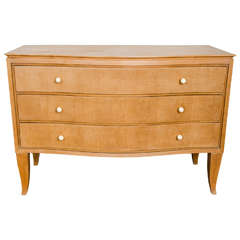 French Art Deco Sycamore Commode