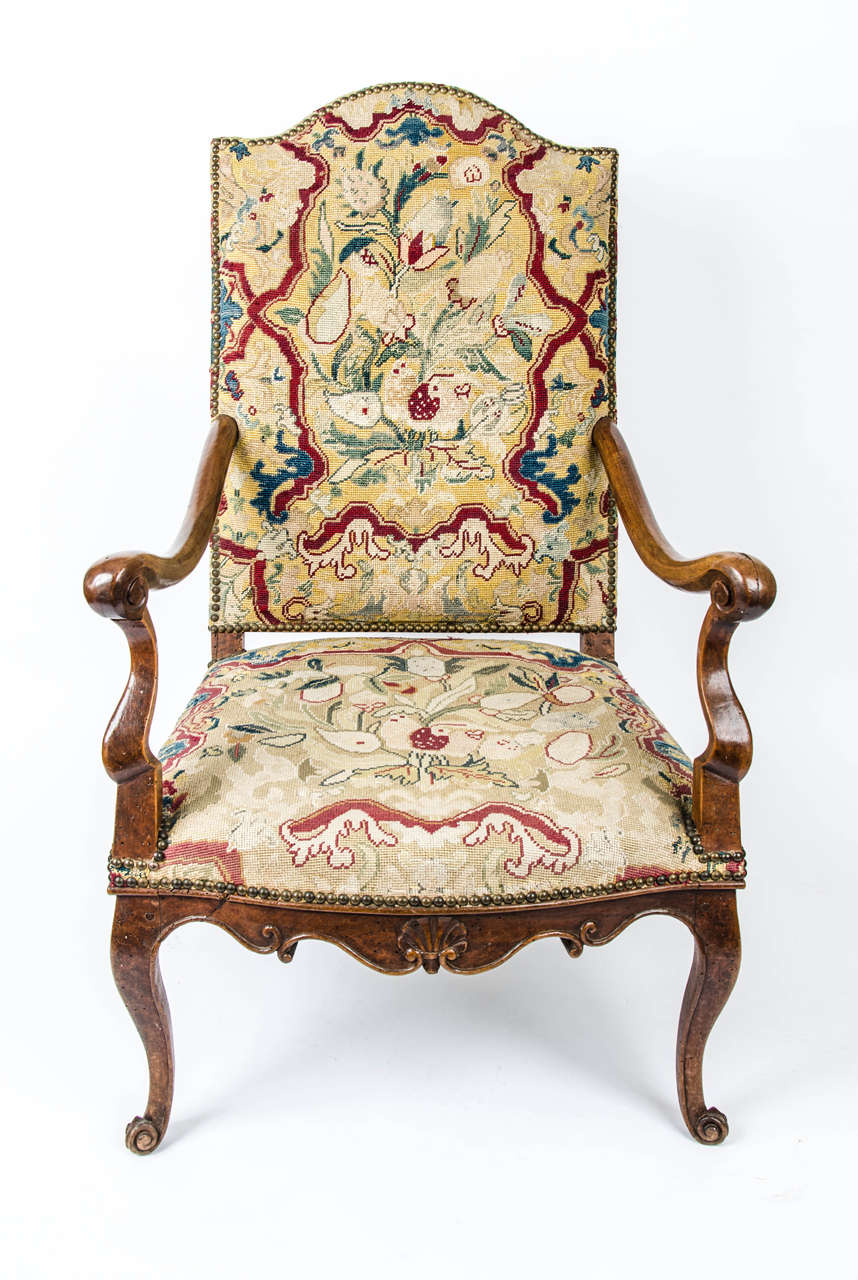 18th Century French Needlework Bergere