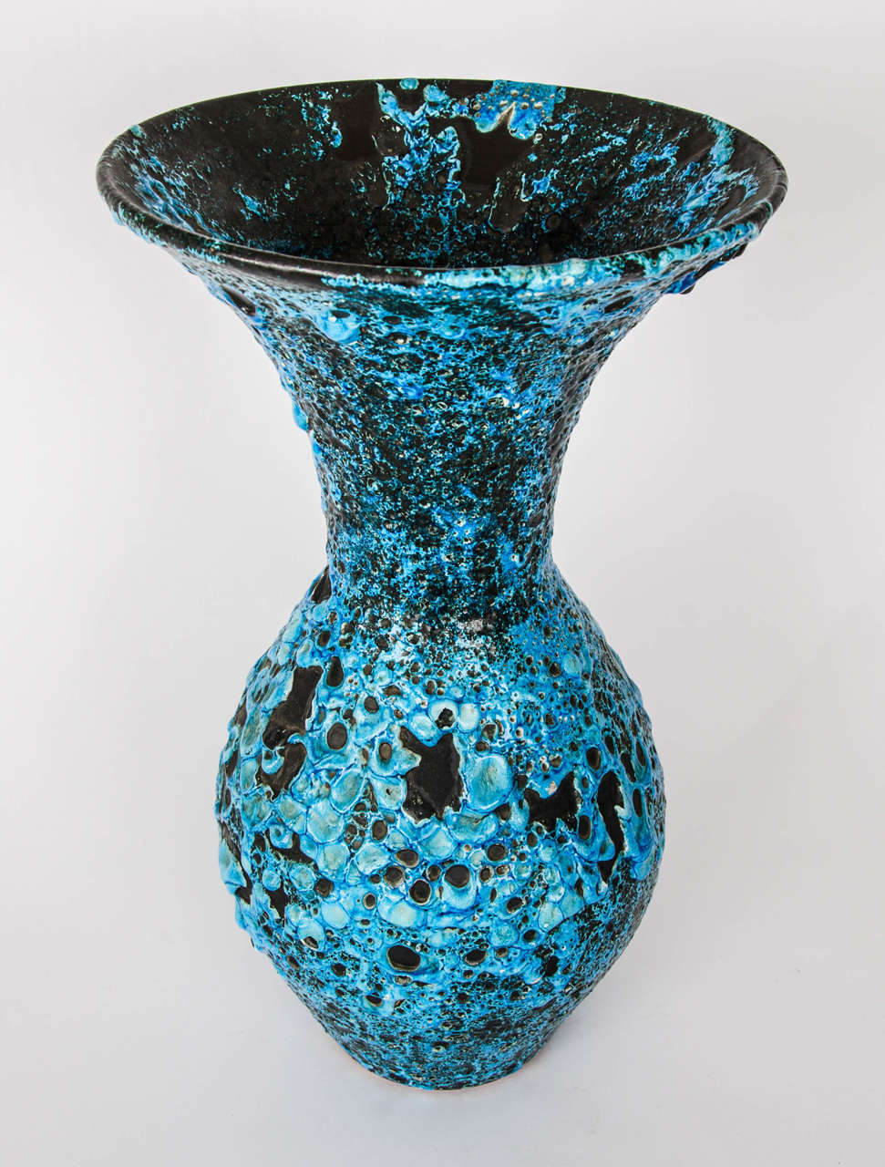 Volcanic Glazed Vase