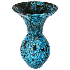 Volcanic Glazed Vase