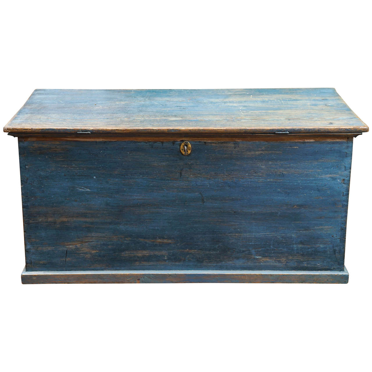 Original Painted Blanket Box at 1stDibs