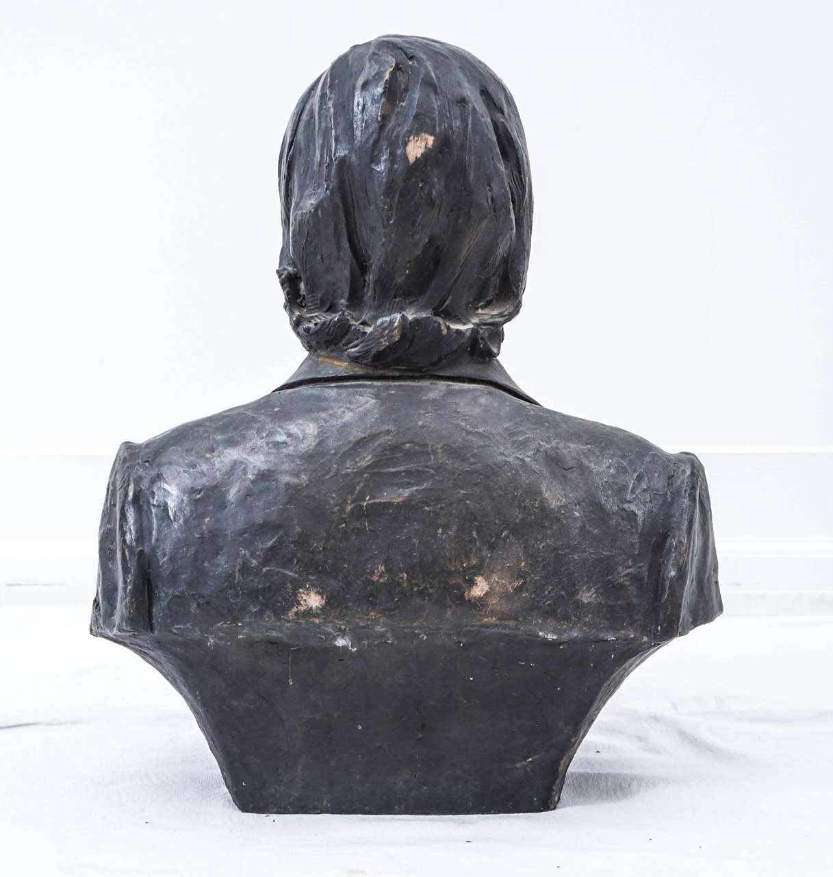 Unknown Male Bronze Bust of a Contemporary Man For Sale