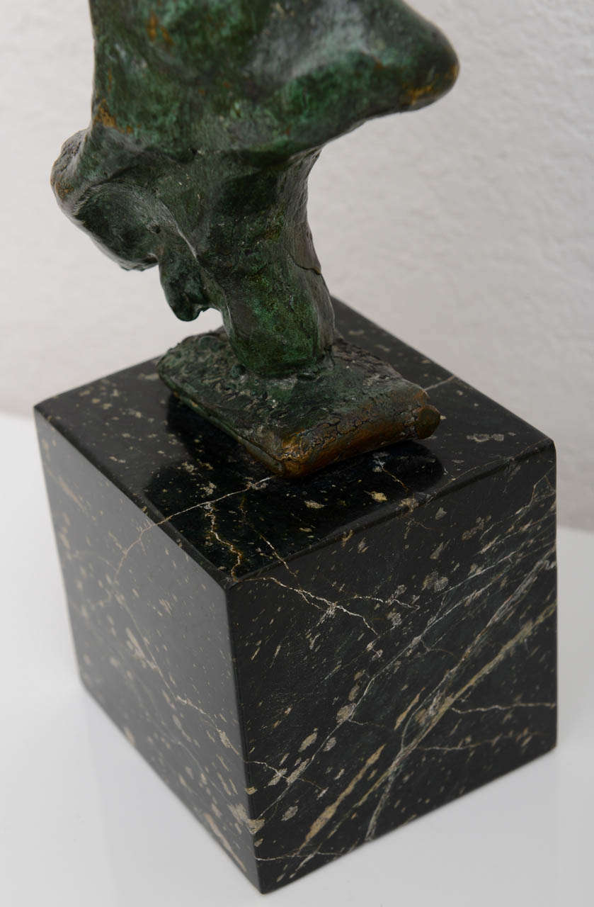 Chaim Gross Bronze on Marble Sculpture 5