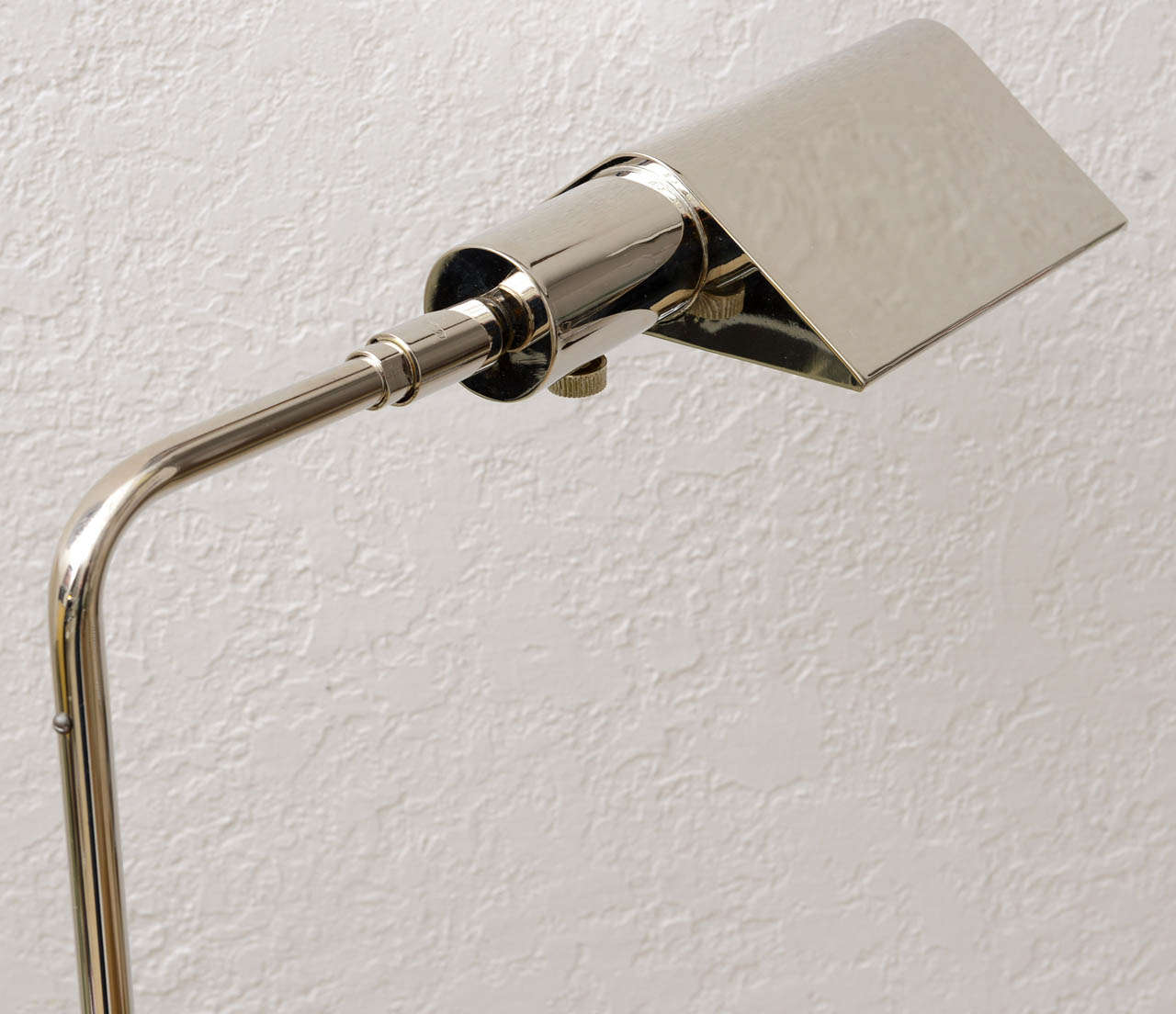 Koch and Lowy Chrome Floor Lamp In Good Condition In West Palm Beach, FL