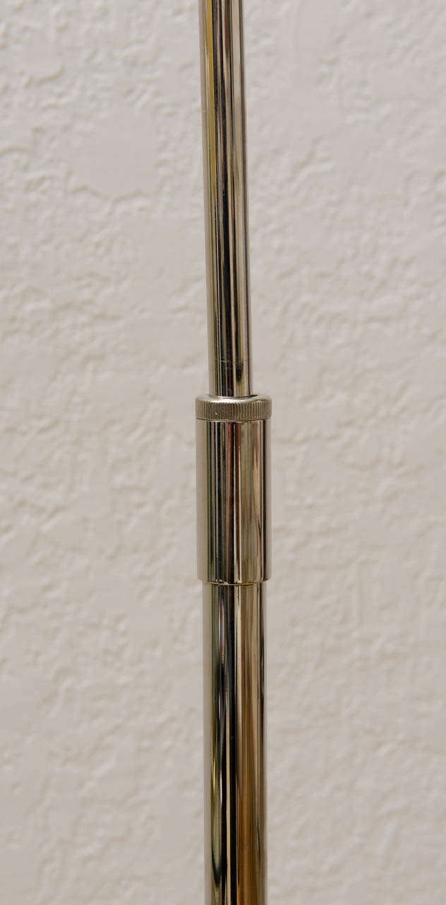 Koch and Lowy Chrome Floor Lamp 2