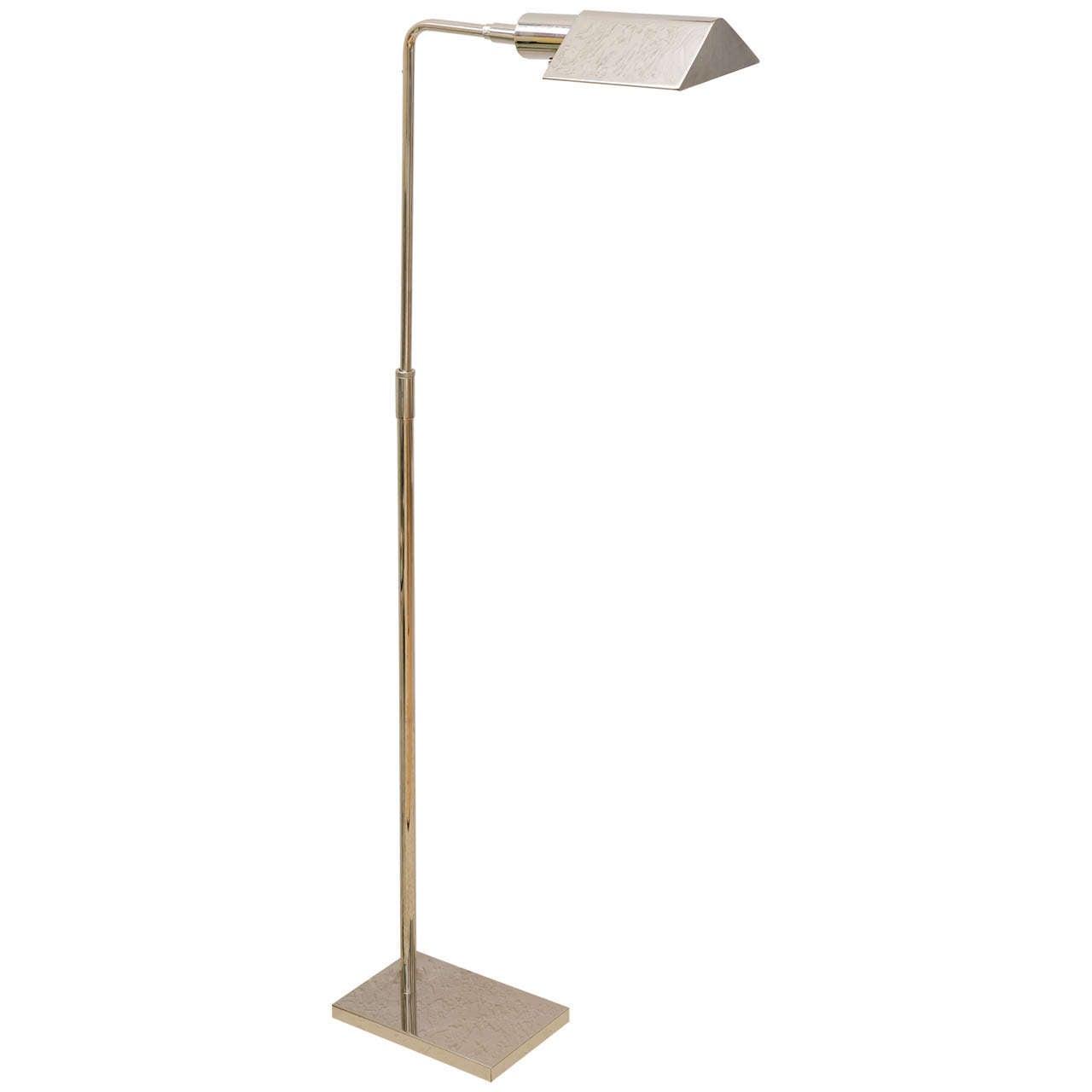 Koch and Lowy Chrome Floor Lamp