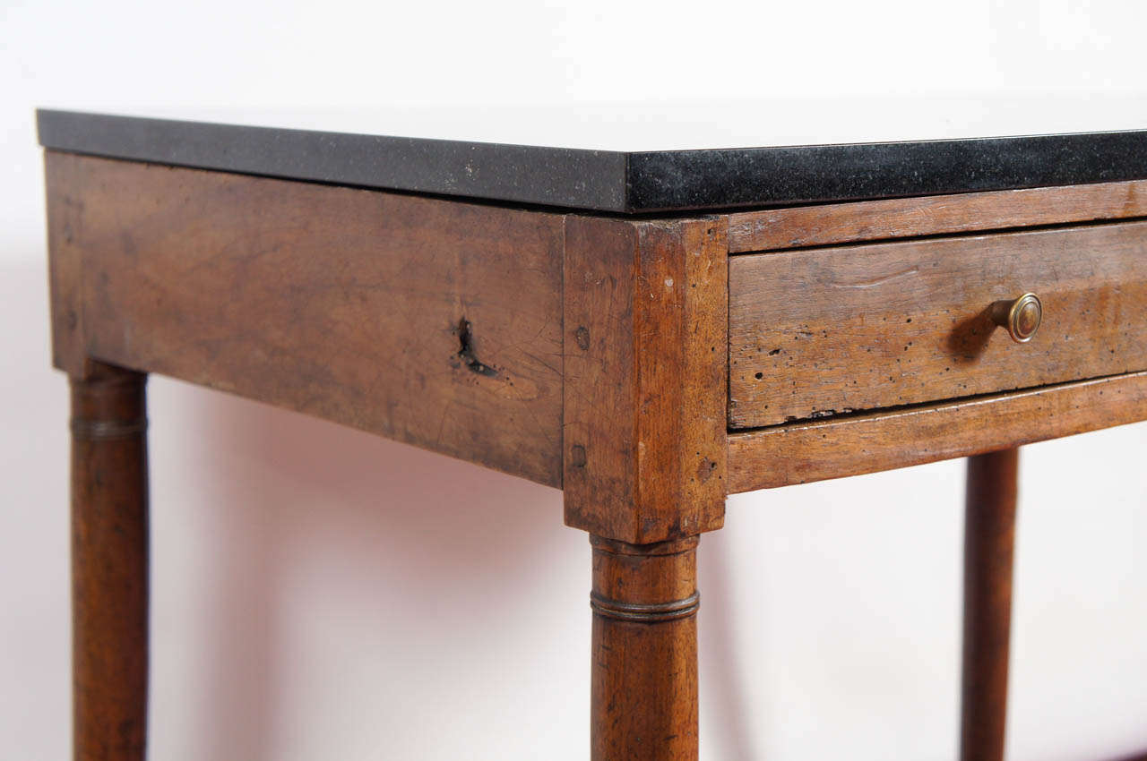 Wood French Restoration Style Walnut Desk