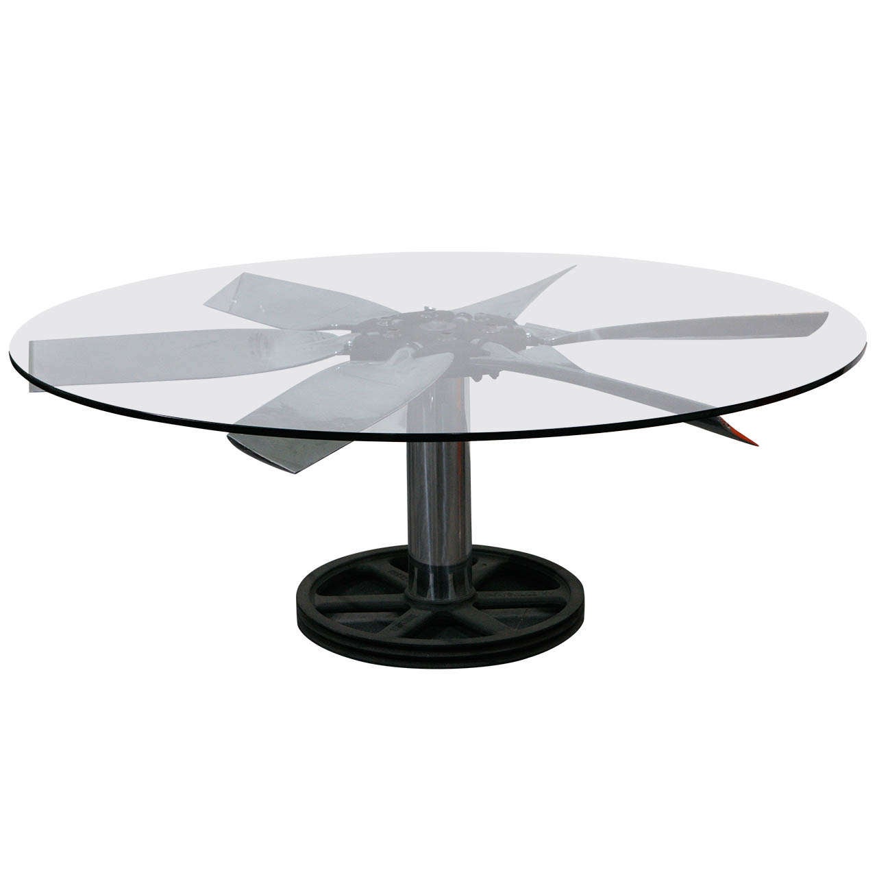Propeller Coffee Table For At 1stdibs Propeller Coffee Table For