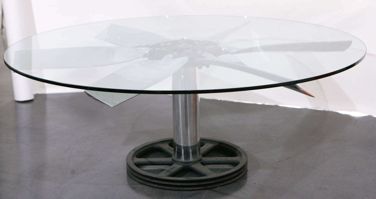 Propeller Coffee Table For Sale at 1stDibs airplane propeller coffee
