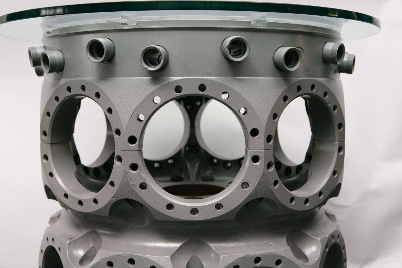 Vintage Aviation Engine Side Table For Sale at 1stDibs | aviation side ...