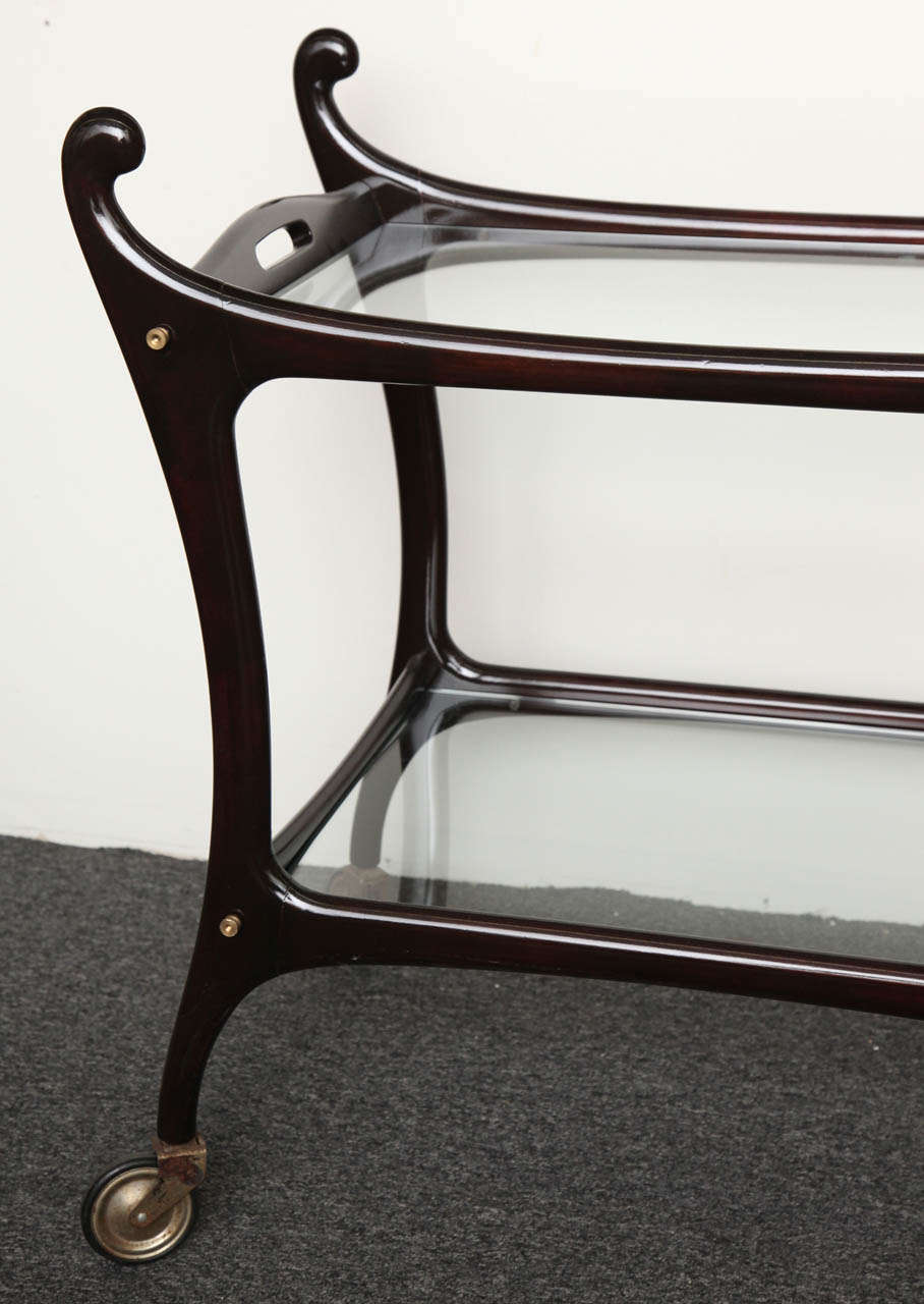 Mid-Century Modern BAR Cart Designed By C. Lacca