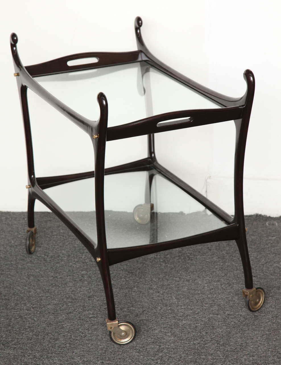 Wood BAR Cart Designed By C. Lacca