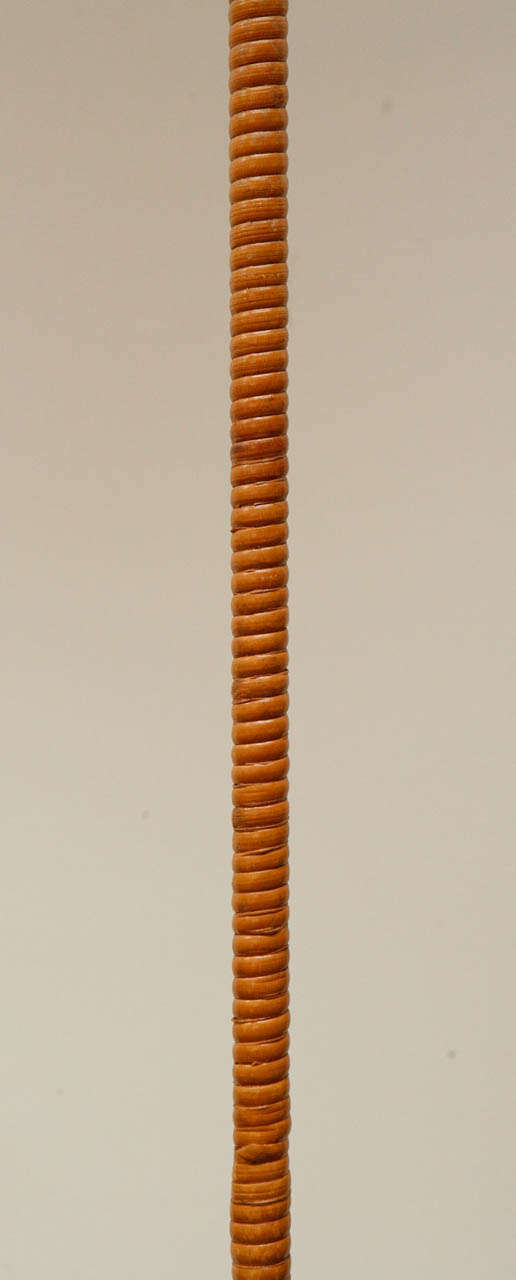 Ottone Lampada da terra Paavo Tynell d'epoca, modello 9602