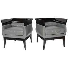 Pair of Orlando Diaz-Azcuy "Chalice" Chairs