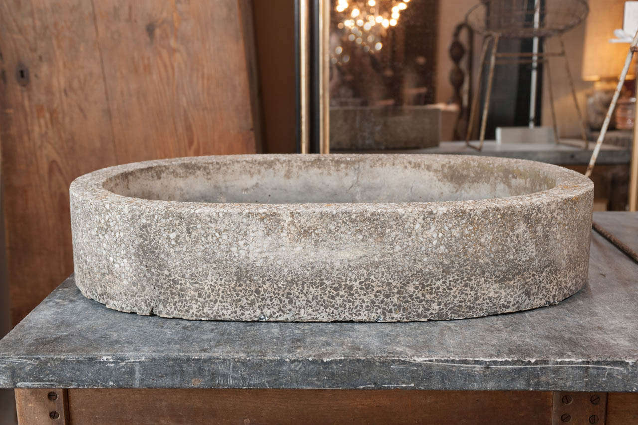 Art Deco 20th Century Stone Composite  Sink from France circa 1920