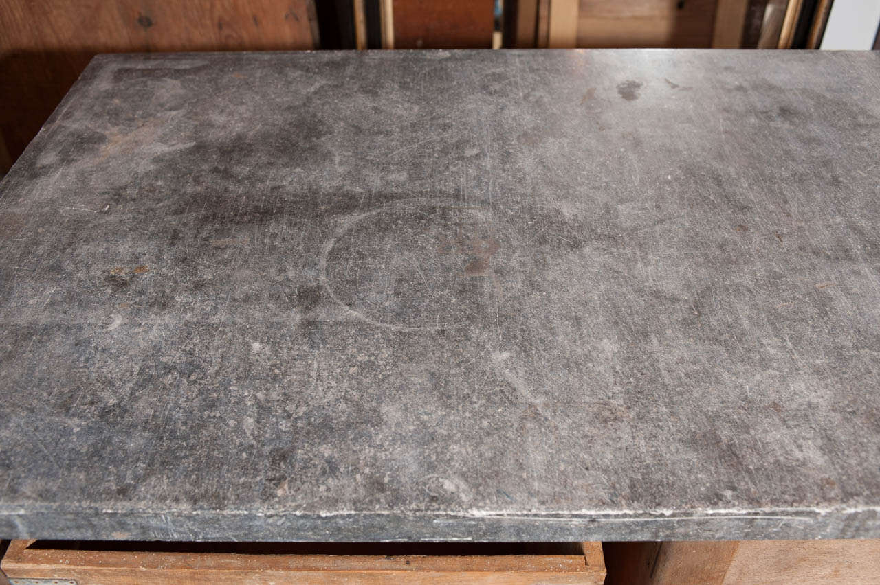 Belgian Early 20th Century Wooden Bakers Counter For Sale