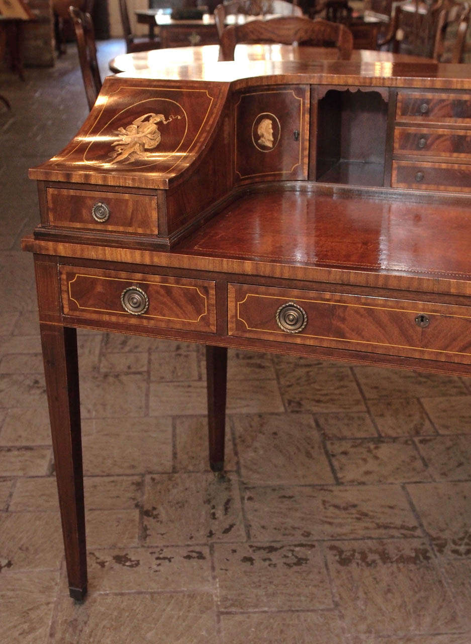 Mahogany English Carlton House Desk
