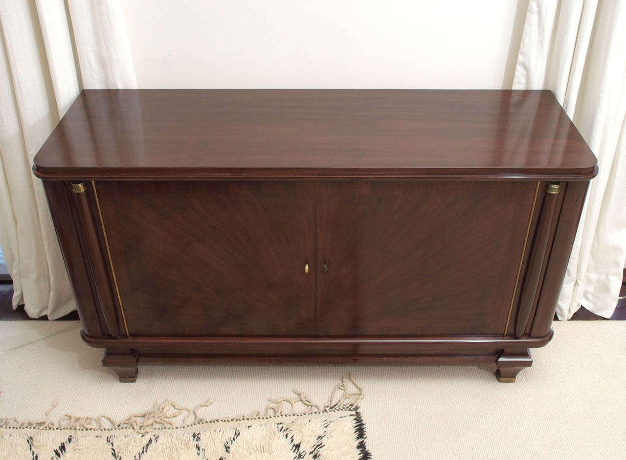 French 1940s Two Door Credenza In Excellent Condition In New Orleans, LA