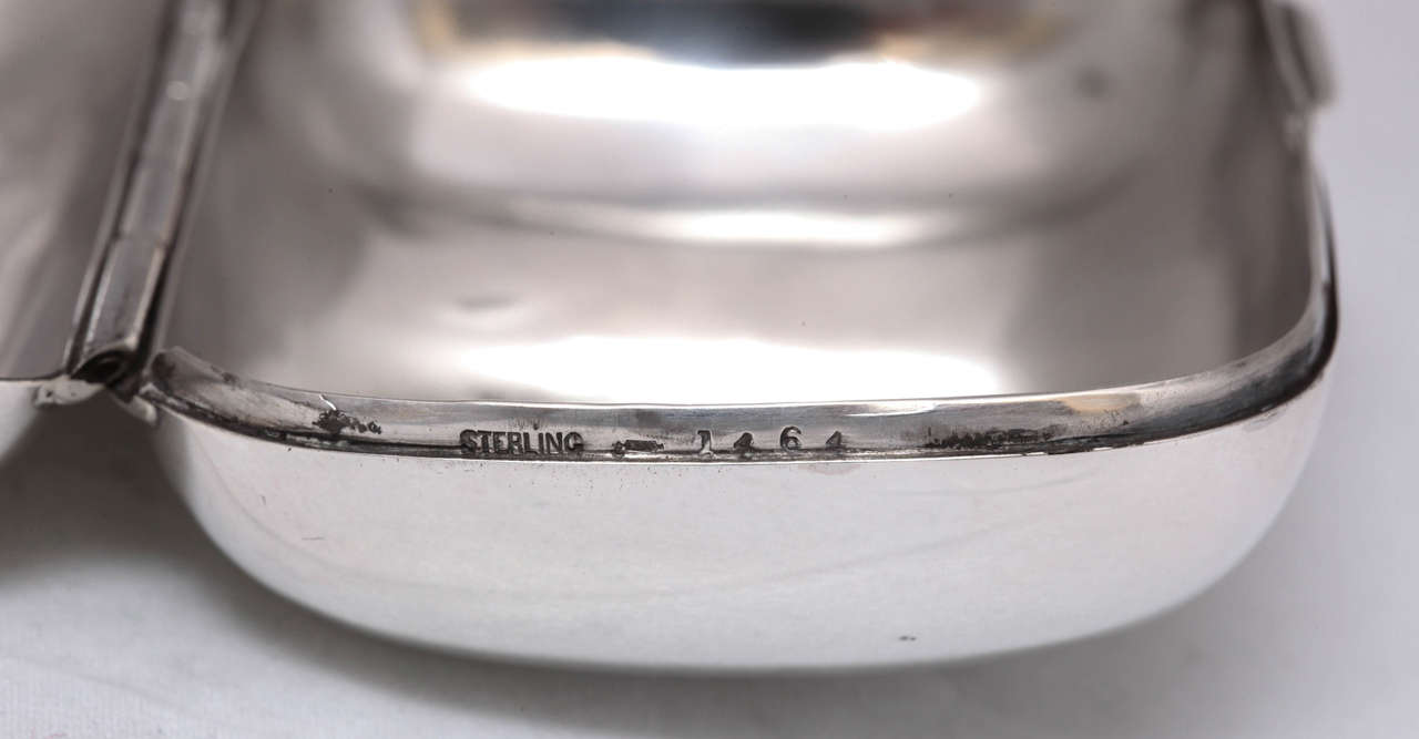 Sterling Silver "Soap" Box with Hinged Lid at 1stdibs