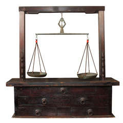 Meiji Japanese Scale with Drawers
