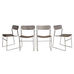 Set of 6 Metal Dining Chairs