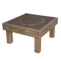 Unique Antique Grate Coffee Table