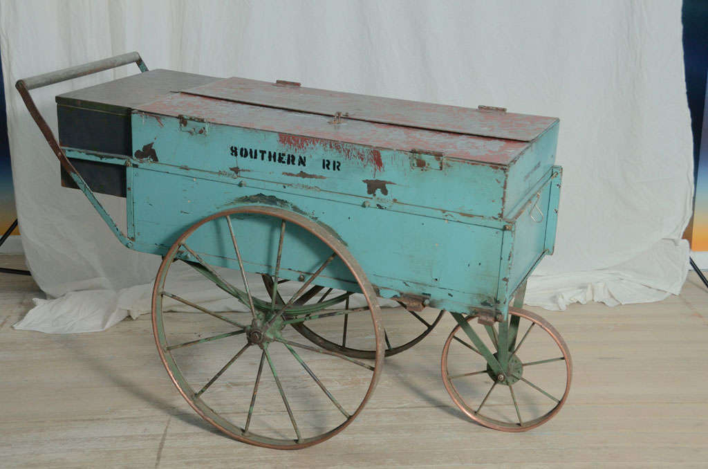 Rare Southern Railroad Company Trolley Cart
