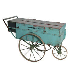 Rare Southern Railroad Company Trolley Cart