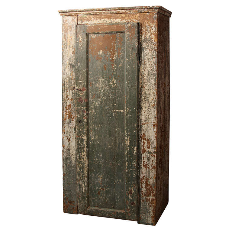 primitive country cabinet