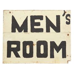 men's room sign