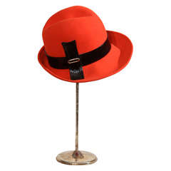 Vintage Mr. John Moderne  sporty orange hat