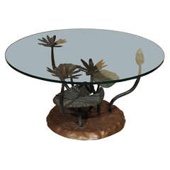 Willy DARO Unique Bronze Cocktail Table