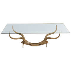 DICKRAN Silvered Bronze Table