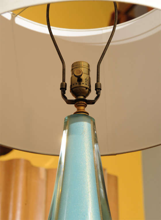 Glass Salviati Murano Lamp For Sale