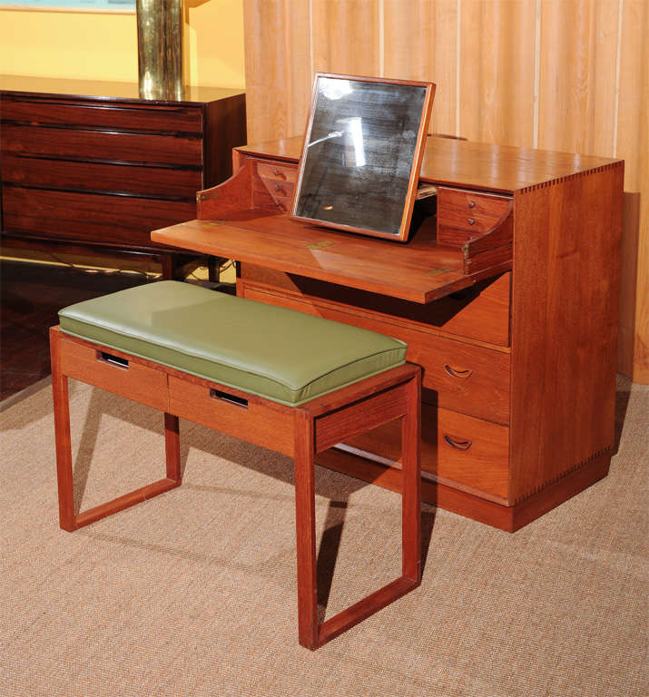 Peter Hvidt Vanity/Chest and Bench