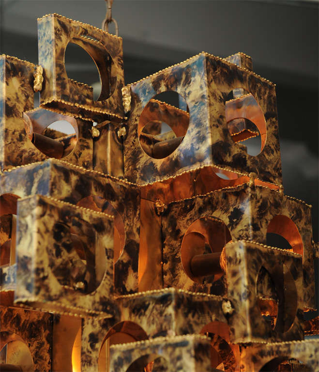 Tom Greene Brutalist Chandelier 2