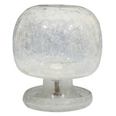 Mid Century Alfredo Barbini Murano Glass Lamp