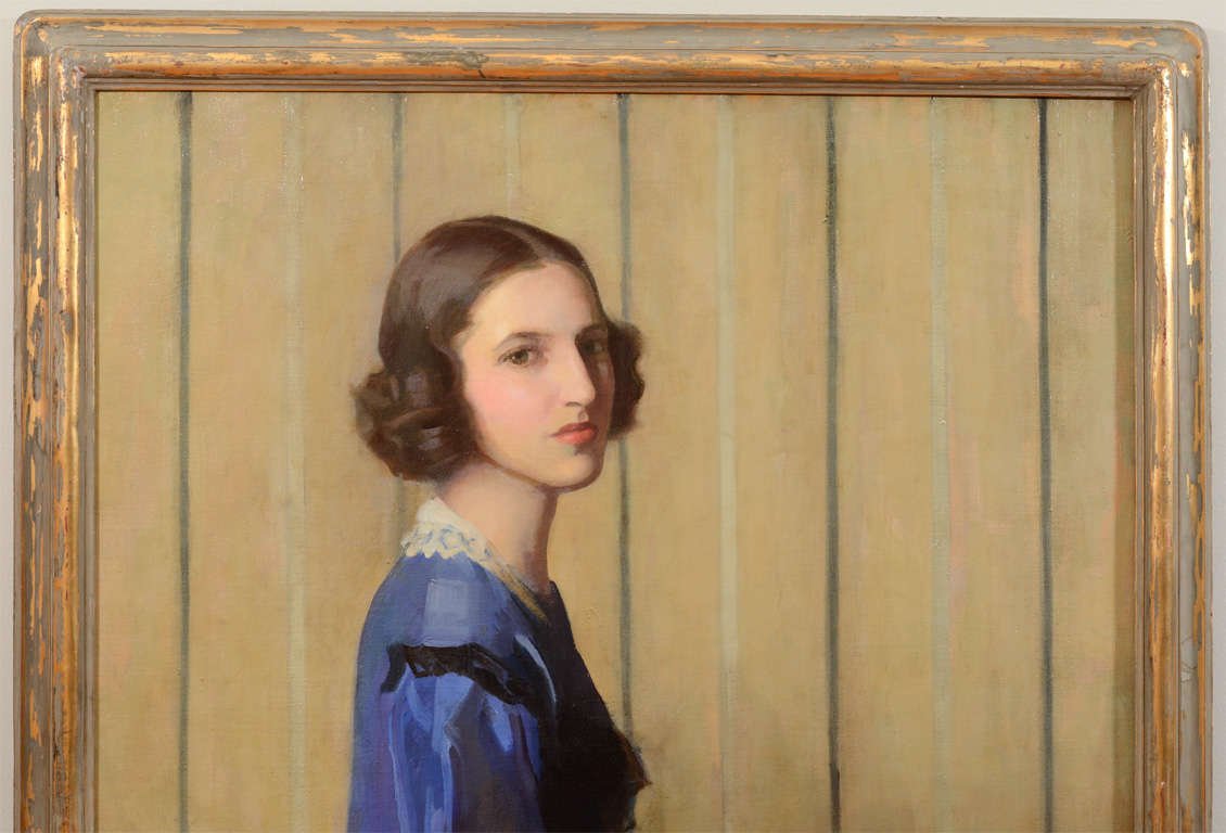 20th Century Oil on Canvas Portrait by Marguerite Stuber Pearson (1898-1978)
