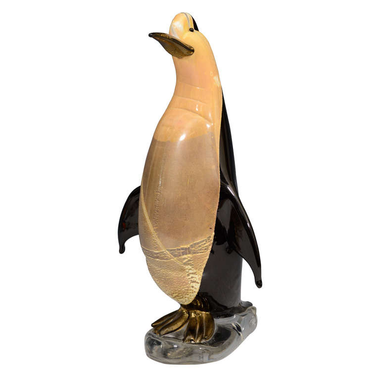 Steuben "Ice Penguin" by James Houston at 1stDibs steuben penguin