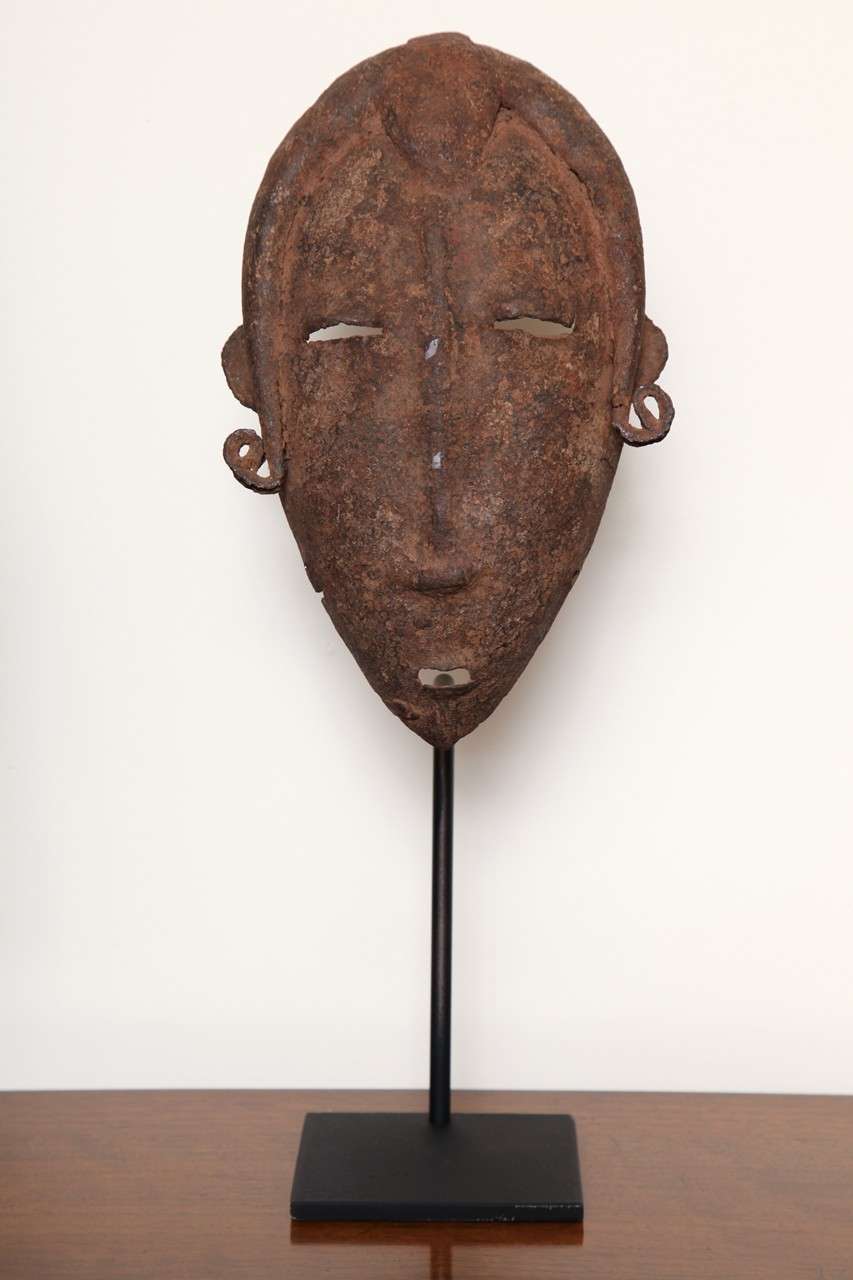 Iron Initiation Masks from West Africa c. 1940 In Good Condition In New York, NY