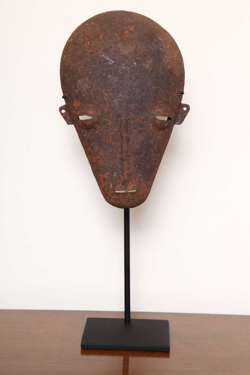 Iron Initiation Masks from West Africa c. 1940 3