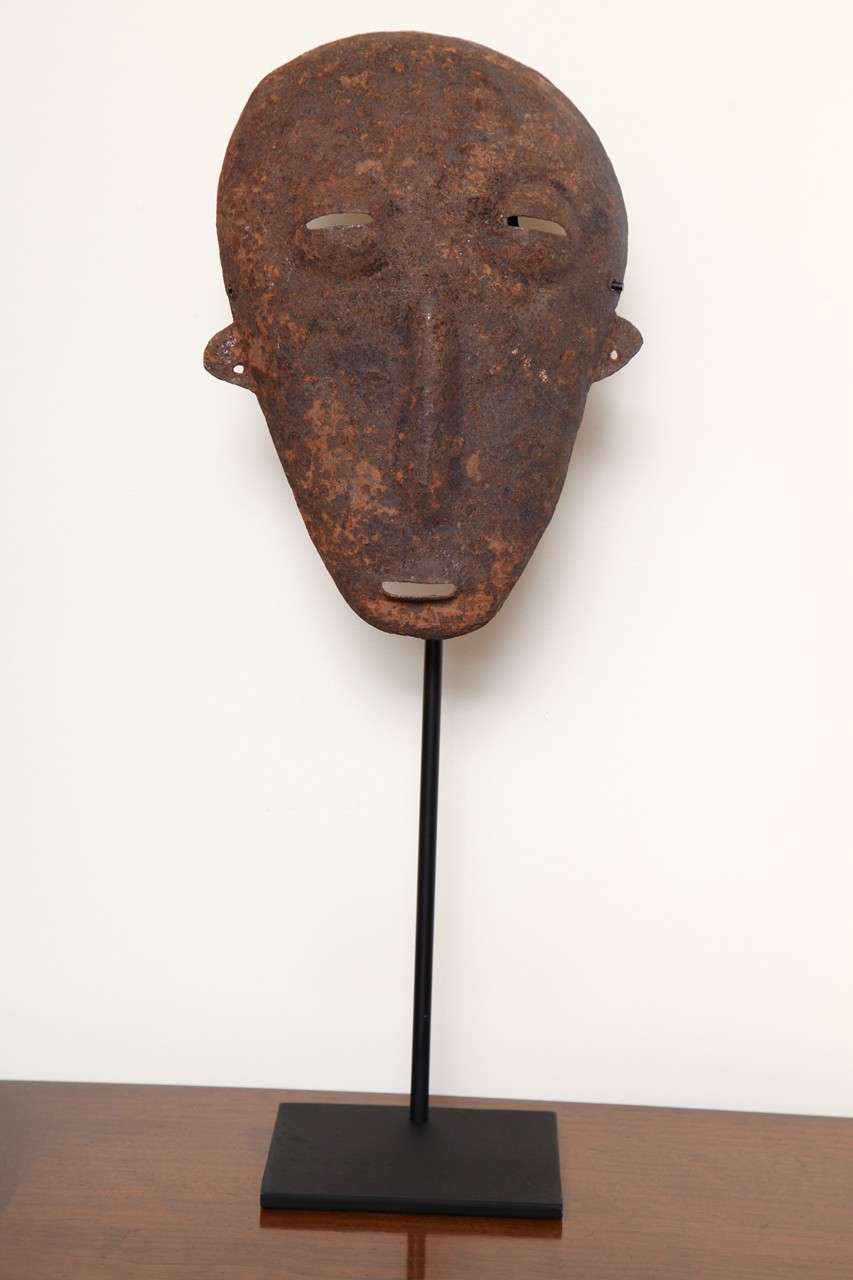 Iron Initiation Masks from West Africa c. 1940 5