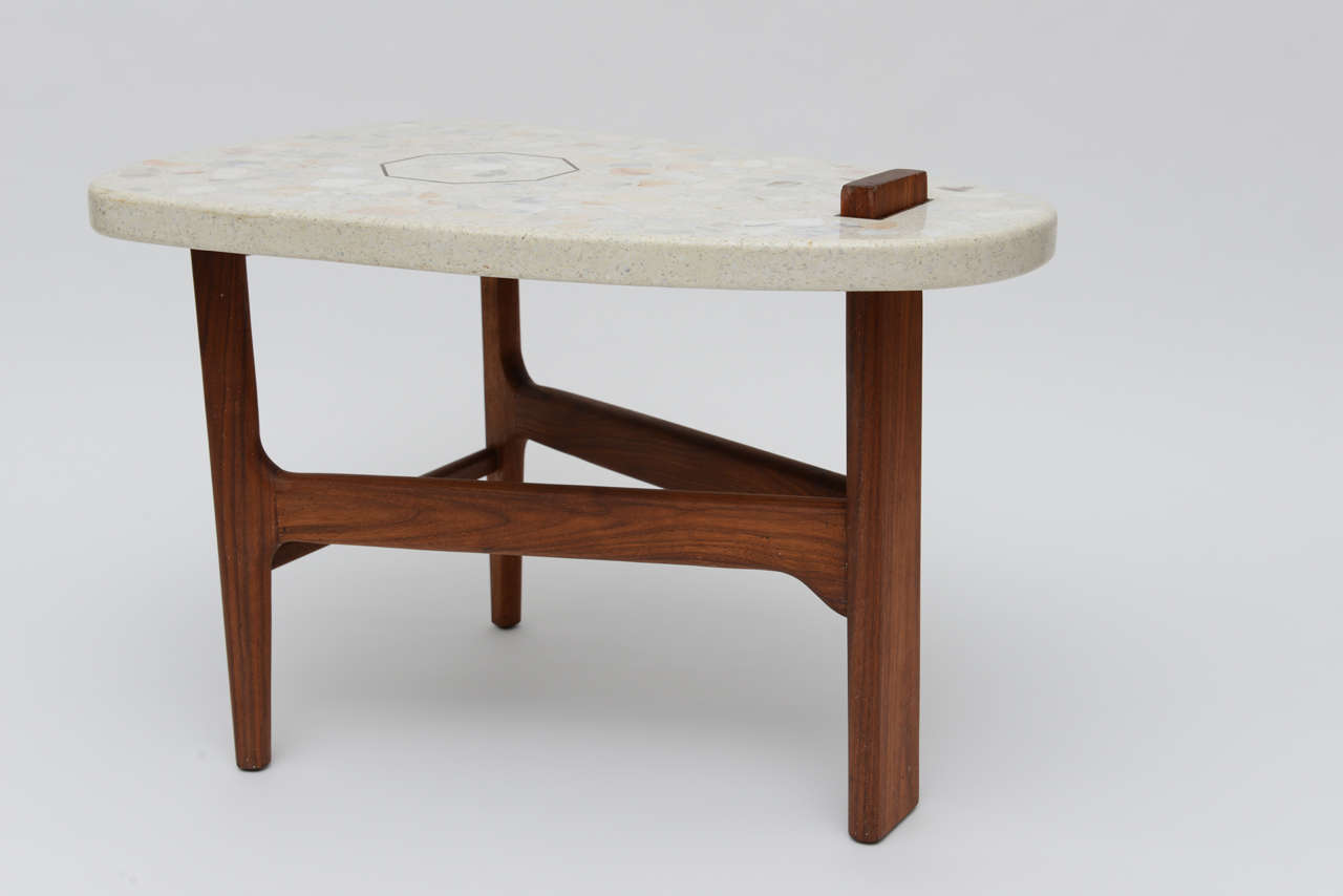 Style of Harvey Probber Surfboard Side Table
