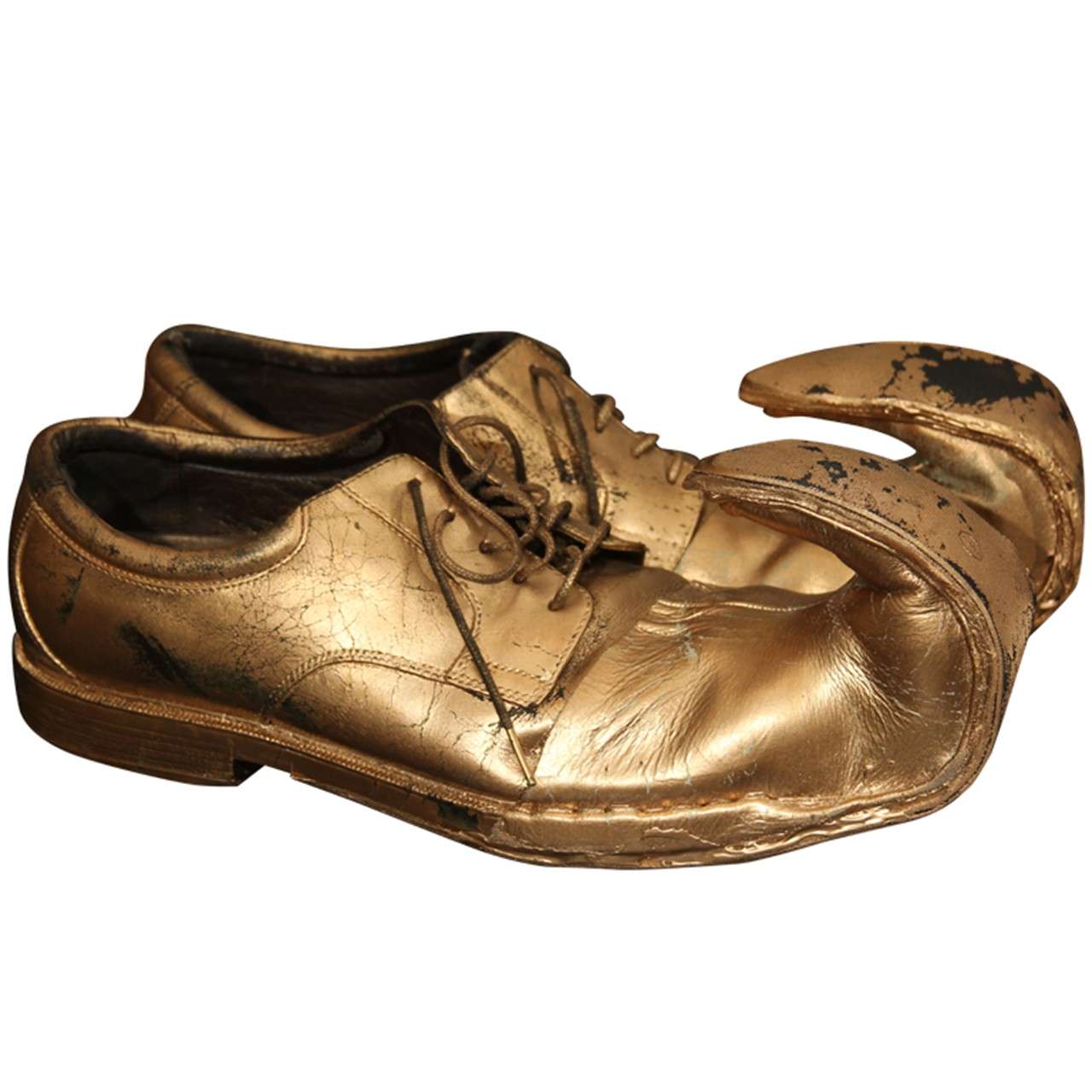 Silly Homemade Clown Shoes at 1stdibs