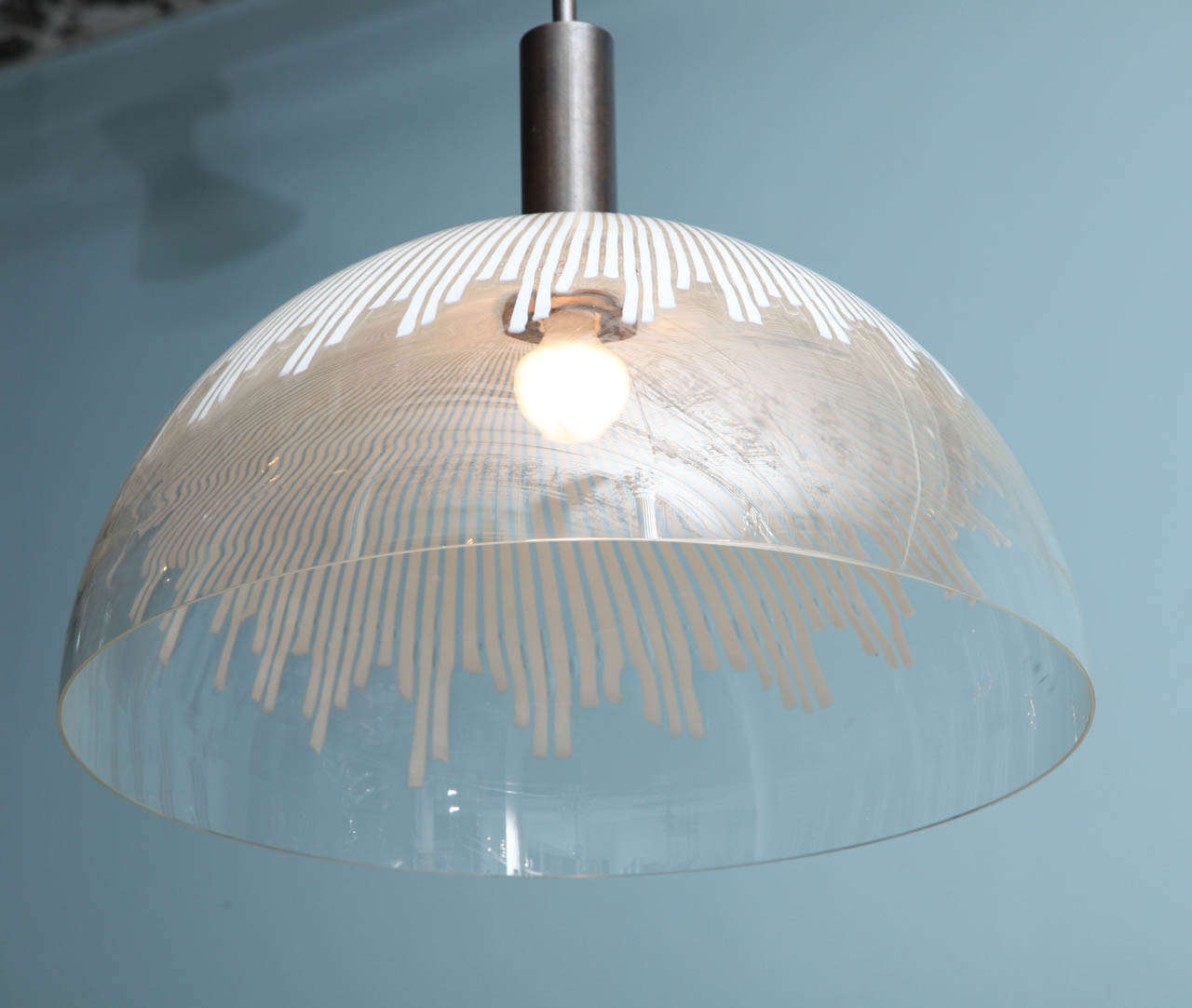 Canette Ceiling Lamp, by Ludovico Diaz De Santillana for Venini In Excellent Condition In New York, NY