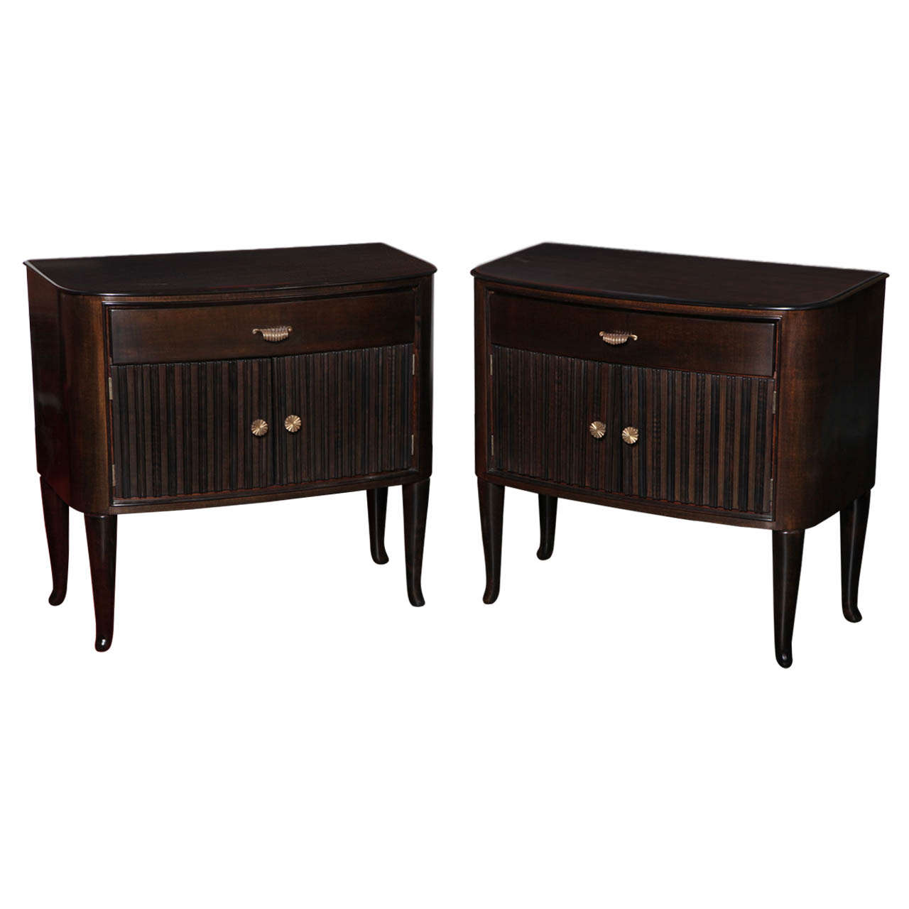 Elegant Pair of Bedside Tables